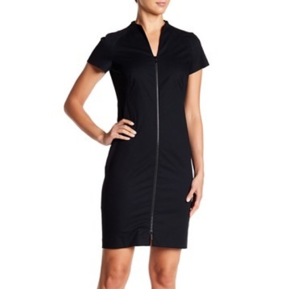 Lafayette 148 New York lottie black dress sz S
